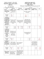 Đề thi học kì 1 môn Toán 6 năm 2020-2021 có đáp án - Trường THCS Tân Long