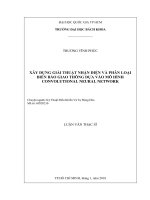 Xây dựng giải thuật nhận diện và phân loại biển báo giao thông dựa vào mô hình convolutional neural network  
