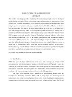 Make in India: the global context