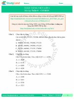 TOÁN TIẾNG VIỆT LỚP 4 Bài tập Tuần 4 – CƠ BẢN - ĐỀ 1