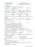 Đề số 13 hóa 12 đại cương kim loại