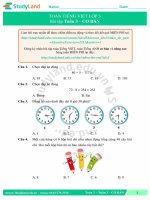 TOÁN TIẾNG VIỆT LỚP 3 Bài tập Tuần 3 – CƠ BẢN - ĐỀ 1