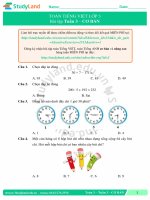 TOÁN TIẾNG VIỆT LỚP 3 Bài tập Tuần 3 – CƠ BẢN - ĐỀ 2