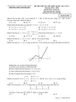 Đề thi thử THPT Quốc gia năm 2019-2020 môn Toán 10 có đáp án - Trường THPT Ngô Quyền (Lần 1)