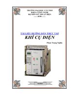 Tài liệu thực tập khí cụ điện