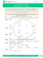 TOÁN TIẾNG VIỆT LỚP 1 Bài tập Tuần 16 – CƠ BẢN – ĐỀ 1