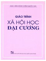 Giáo trình Xã hội học đại cương - Tài liệu VNU