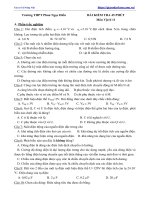 Đề Kiểm Tra Giữa Kỳ 1 Môn Lý Lớp 11