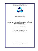 Giải thuật điều khiển tối ưu robot scara  