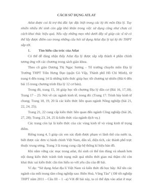 4 CÁCH sử DỤNG ATLAT - Tài liệu text