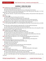 Chương 5 - Trắc nghiệm lý thuyết sóng ánh sáng | Lớp học thêm toán | Trung tâm học toán | Trung tâm luyện thi toán