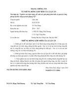 nghiên cứu hiện trạng đề xuất các giải pháp phát triển và quản lý rừng phòng hộ bền vững tại tỉnh quảng trị