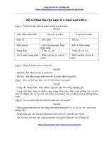 Đề Cương Ôn Tập Học Kì 2 Sinh Học Lớp 6