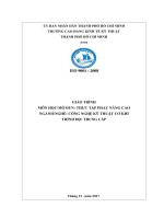 Giáo trình Thực tập Phay nâng cao