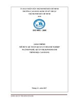 Giáo trình Kế toán quản lý doanh nghiệp