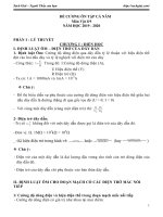 Lý thuyết và bài tập trắc nghiệm Vật lý 9 cả năm