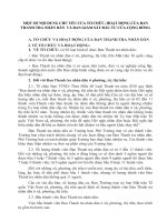 MỘT SỐ NỘI DUNG CHỦ YẾU CỦA TỔ CHỨC HOẠT ĐỘNG 2  BAN