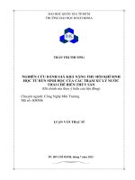 Nghiên cứu đánh giá khả năng thu hồi khí sinh học từ bùn sinh học của các trạm xử lý nước thải chế biến thủy sản  