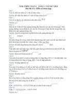 bài thi số 1 điền số thích hợp