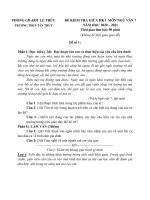 Đề thi giữa HK1 môn Ngữ văn 7 năm 2020-2021 - Trường THCS Tân Thủy