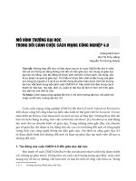 Mô hình trường đại học trong bối cảnh cuộc cách mạng công nghiệp 4.0