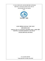 Giáo trình GDTC môn Bóng bàn dùng cho HSSV trường CĐ Kinh tế - Kỹ thuật TP. Hồ Chí Minh