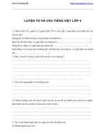 Luyện Từ Và Câu Tiếng Việt Lớp 4