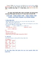 LÝ 7 - TUẦN 28 THEO CHƯƠNG TRÌNH GIẢM TẢI CỦA BỘ GIÁO DỤC