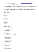 Bài Tập Tiếng Anh Lớp 2 Hay