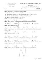 Đề thi thử Toán TN THPT 2021 lần 1 trường Nguyễn Thị Minh Khai - Hà Tĩnh - TOANMATH.com