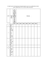 Mẫu bảng đánh giá tính hợp nhất văn bản quy phạm pháp luật của chính phủ