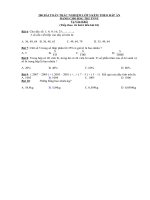 200 bài TOÁN TRẮC NGHIỆM lớp 5 kèm THEO đáp án 