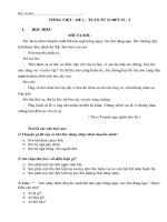 TV 2 tuần ôn từ 23 đến 27 