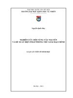 Nghiên cứu mối vùng Tây Nguyên và đề xuất biện pháp phòng trừ loài hại chính