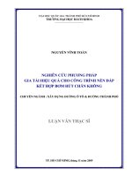 Nghiên cứu phương pháp gia tải hiệu quả cho công trình nền đắp kết hợp bơm hút chân không  