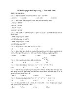 đề thi violympic toán lớp 8 vòng 17 năm 2015  2016
