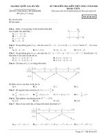 Đề thi thử tốt nghiệp THPT năm 2020 môn Toán - Đề 19