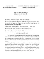 nghiên cứu thực trạng và đề xuất giải pháp hợp lý trong công tác giao đất lâm nghiệp cho đồng bào dân tộc thiểu số tại huyện lệ thủy và huyện quảng ninh tỉnh quảng bình