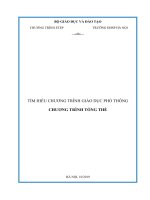 chương trình giáo dục phổ thông 2018  tập huấn cbgv phủ lý