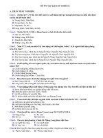 Bài tập ôn tập môn Lịch sử lớp 10 tuần năm nghỉ phòng dịch Covid-19 (Từ 06.4.2020 đến 12.4.2020)