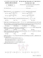 ĐỀ THI HSG LỚP 12 SỞ GD-ĐT BẮC NINH NĂM 2020 |