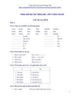 Tài liệu tiếng anh lớp 2