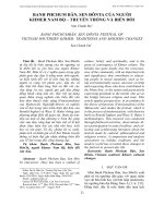 BANH PHCHUM BÂN, SEN ĐÔNTA CỦA NGƯỜI KHMER NAM BỘ – TRUYỀN THỐNG VÀ BIẾN ĐỔI