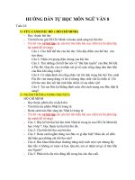 Hướng dẫn tự học môn Văn 8