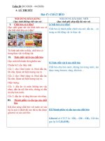 NỘI DUNG BÀI HỌC TUẦN 28 HÓA 9