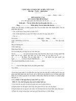 Mẫu đơn kháng cáo xin giảm nhẹ hình phạt