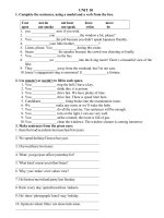 Tài liệu tự ôn tập đợt 3