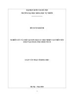Nghiên cứu và chế tạo sơn silicat chịu nhiệt cao trên nền chất tạo màng polymer vô cơ
