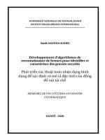 Phát triển các thuật toán nhận dạng hình dạng để xác định và mô tả đặc tính của đống đổ nát tái chế