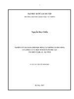 Nghiên cứu đa dạng sinh học động vật không xương sống cửa sông Cả và một số đầm nuôi phụ cận ven biển Nghệ An - Hà Tĩnh